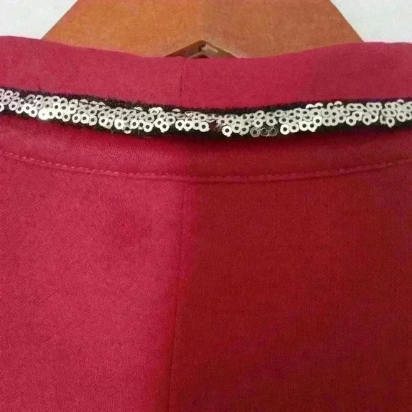 Sequined Red Dress Size Large - Picture 8 of 16
